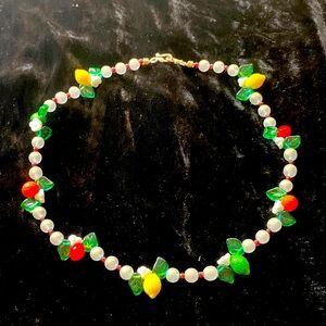 Handmade Fruit Necklace🍋🍊